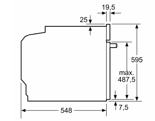 Horno eléctrico HBA512BR0L 60cm - BOSCH