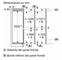 Serie 4 Frigorífico combi PANELABLE - KBN96VFEO