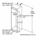 Congelador Integrado Bosch GIN81ACE0 NoFrost