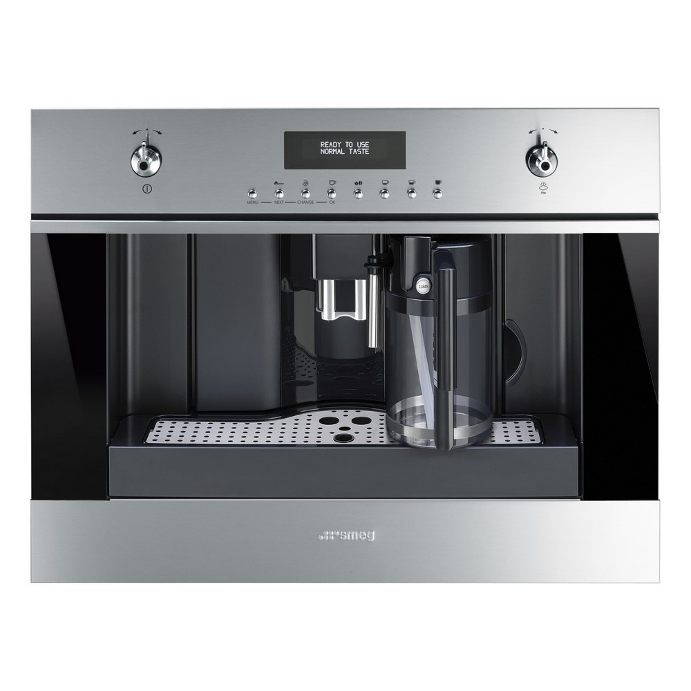 Maquina de Cafe con Encastre 60x45 cm Linea Clásica Smeg - CMS6451X-AR