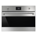 HORNO COMBINADO MICROONDAS SMEG 60CM SF4390MCX