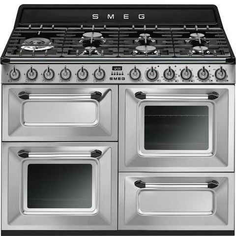 COCINA SMEG MIXTA 110 CM ACERO TR4110X-1AR