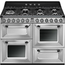 COCINA SMEG MIXTA 110 CM ACERO TR4110X-1